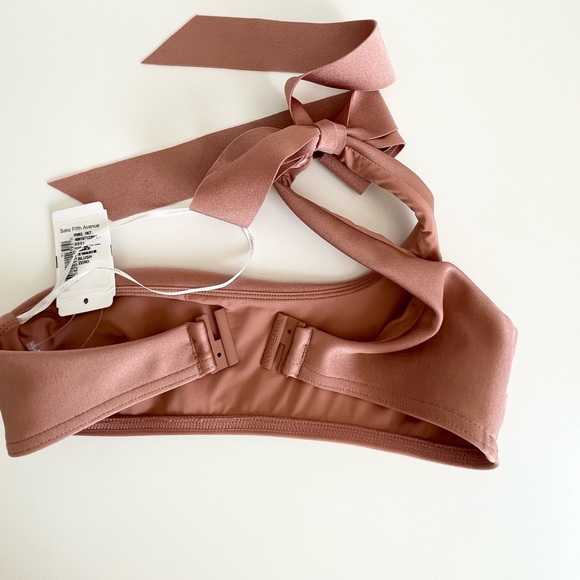 New Zimmermann Cira Bow Metallic Bikini Top Size - Picture 2 of 6